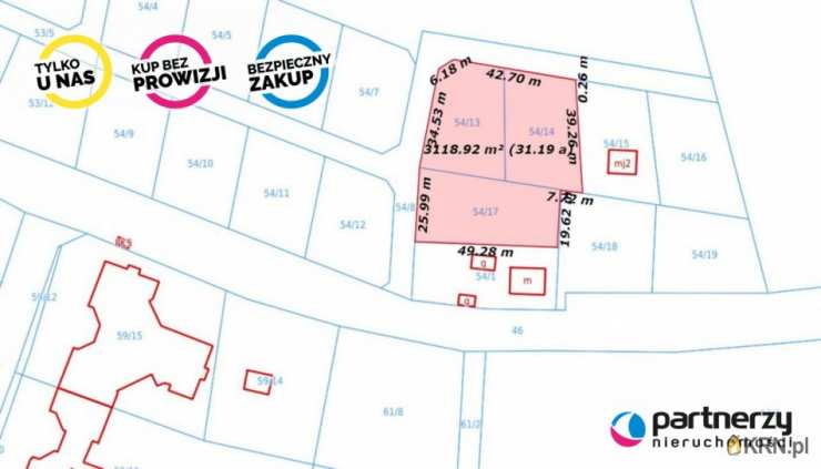 Kostkowo, ul. Wejherowska, Działki  na sprzedaż, 