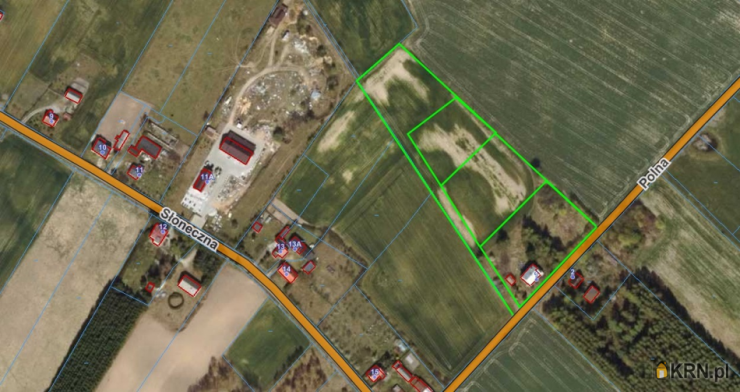 Działki  na sprzedaż, Małdyty, ul. ul. Polna, 