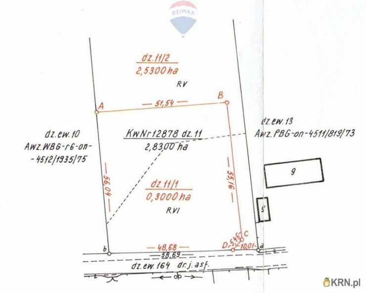 RE/MAX Polska, Działki  na sprzedaż, Ruda, ul. 