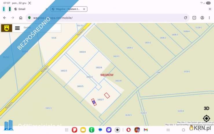 Węgrów, ul. Nowiny, , Działki  na sprzedaż