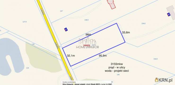 Działki  na sprzedaż, Obręb, ul. , 