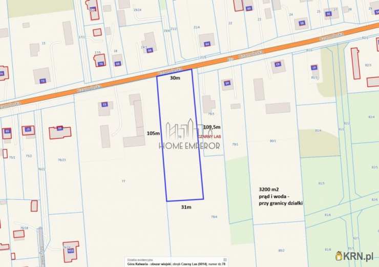 Działki  na sprzedaż, , Czarny Las, ul. 