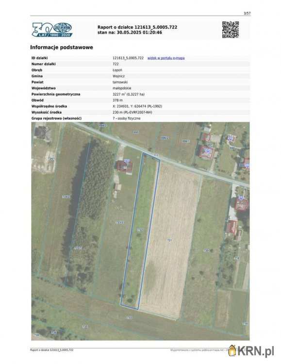 Działki  na sprzedaż, Łopoń, ul. , 