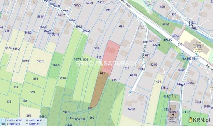 BRACIA SADURSCY NIERUCHOMOŚCI ODDZIAŁ BS5 NOWA HUTA, Działki  na sprzedaż, Grojec, ul. B. Głowackiego