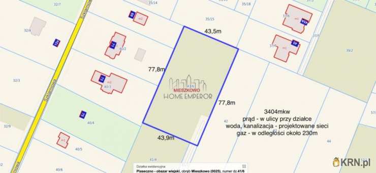 Działki  na sprzedaż, Mieszkowo, ul. Traktowa, 