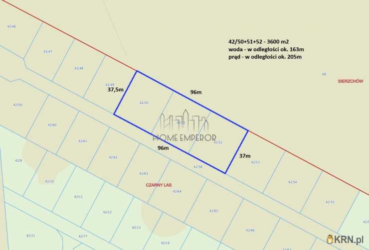 Czarny Las, ul. , Działki  na sprzedaż, 