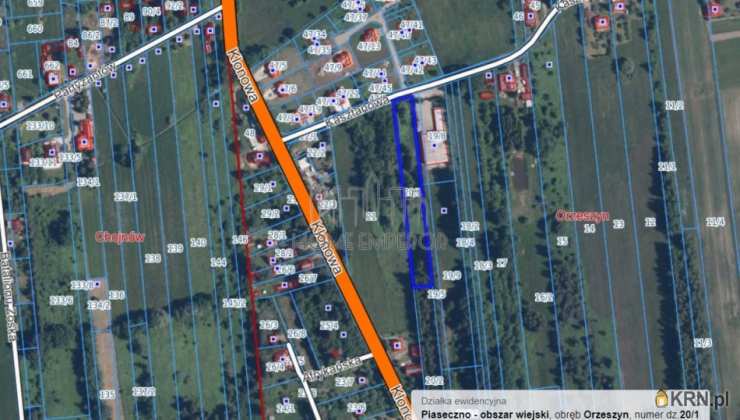 Działki  na sprzedaż, Orzeszyn, ul. Kasztanowa, 