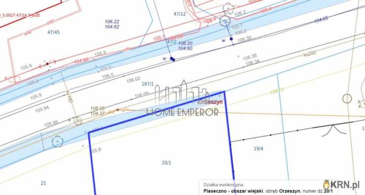Orzeszyn, ul. Kasztanowa, , Działki  na sprzedaż