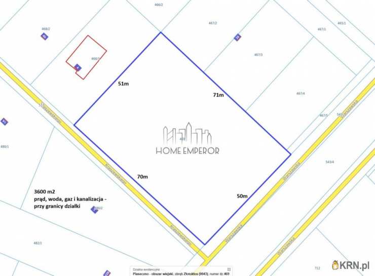 Działki  na sprzedaż, , Złotokłos, ul. Kraszewskiego