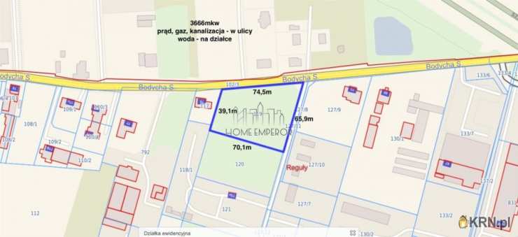 Reguły, ul. S. Bodycha, , Działki  na sprzedaż