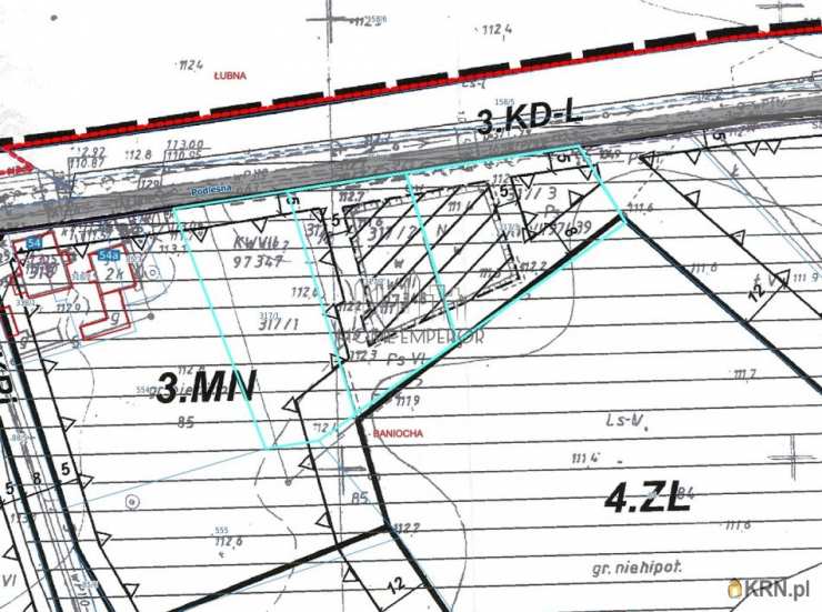 Działki  na sprzedaż, Baniocha, ul. Podleśna, 