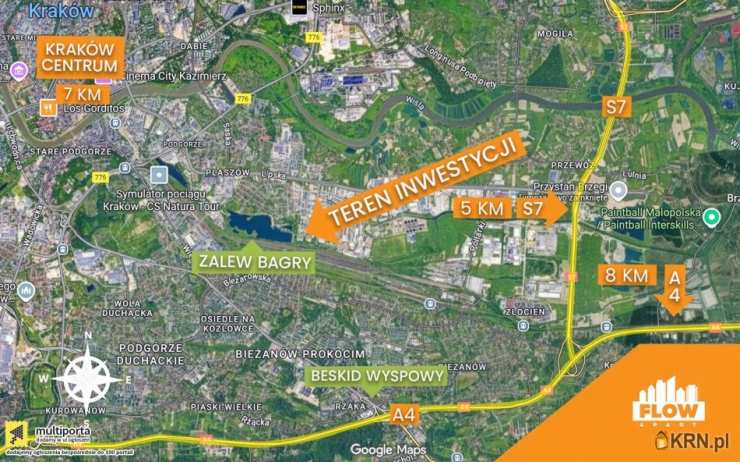 Działki  na sprzedaż, , Kraków, Podgórze, ul. Bagrowa