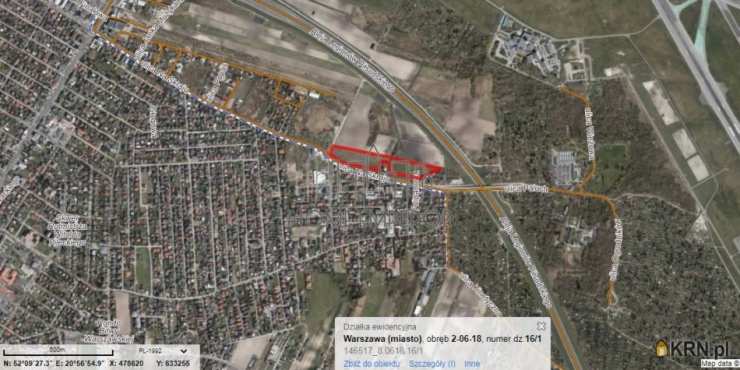 Działki  na sprzedaż, , Warszawa, Włochy/Załuski, ul. Na Skraju