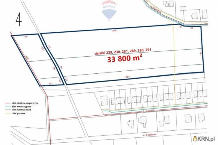 Działki  na sprzedaż, , Kozery, ul. 