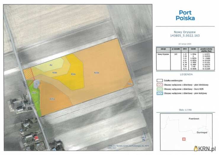 , Działki  do wynajęcia, Nowy Oryszew, ul. 