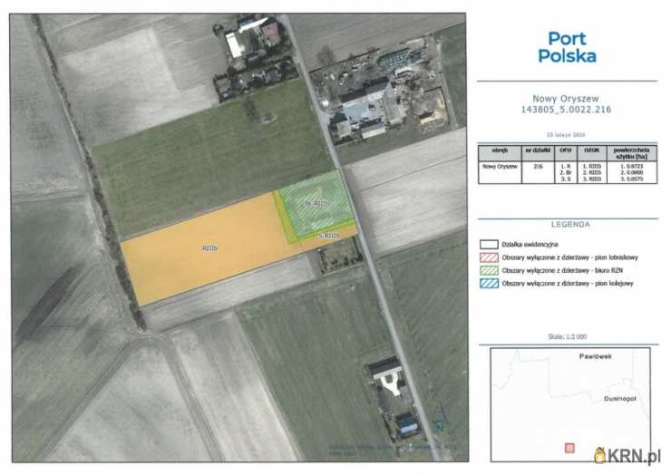Działki  do wynajęcia, , Nowy Oryszew, ul. 