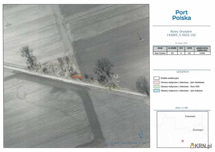 , Nowy Oryszew, ul. , Działki  do wynajęcia