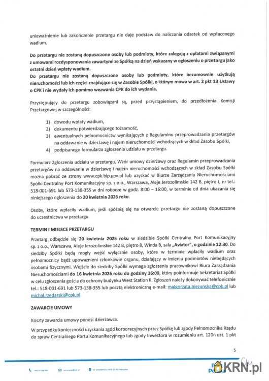 , Nowy Oryszew, ul. , Działki  do wynajęcia