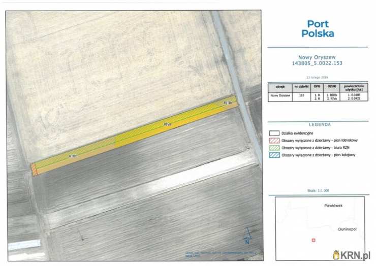 Nowy Oryszew, ul. , , Działki  do wynajęcia
