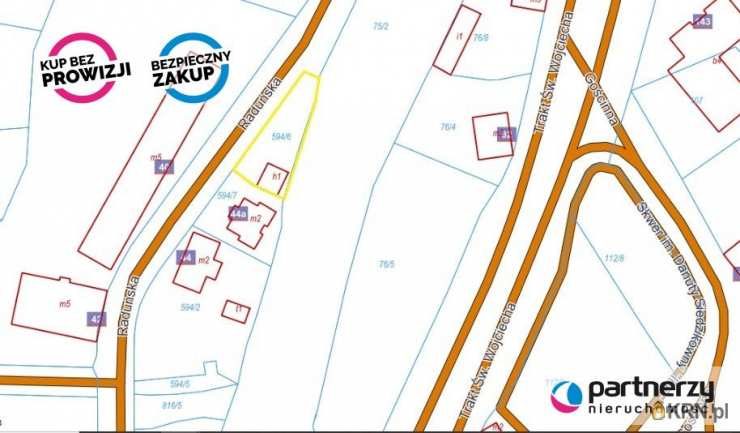 Gdańsk, Orunia-Św. Wojciech-Lipce/Orunia, ul. Raduńska, Działki  na sprzedaż, 