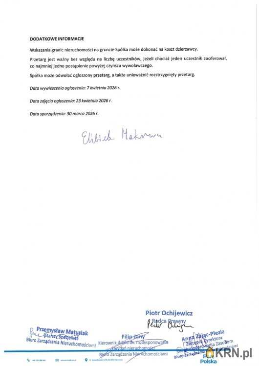 Działki  do wynajęcia, Baranów, ul. , 