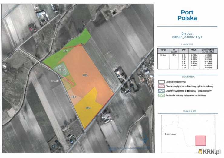 Baranów, ul. , , Działki  do wynajęcia