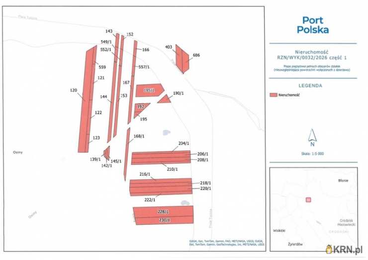 Baranów, ul. , , Działki  do wynajęcia
