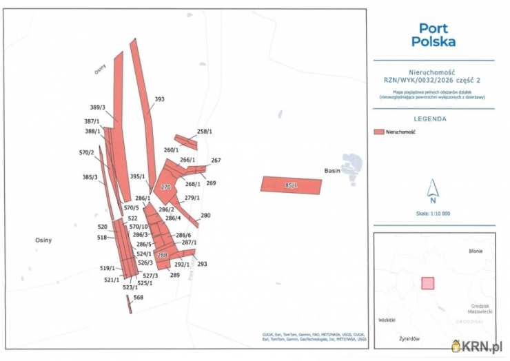 , Baranów, ul. , Działki  do wynajęcia