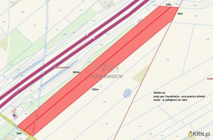 Działki  na sprzedaż, , Władysławów, ul. Zielona