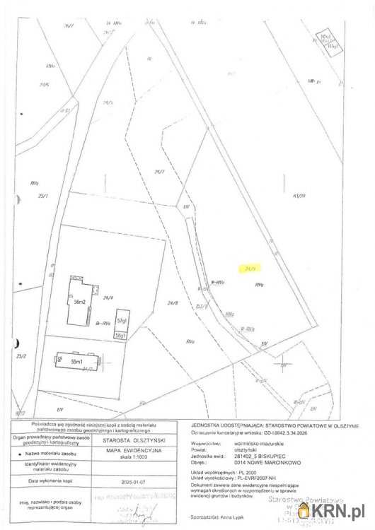 Działki  na sprzedaż, Nowe Marcinkowo, ul. , 