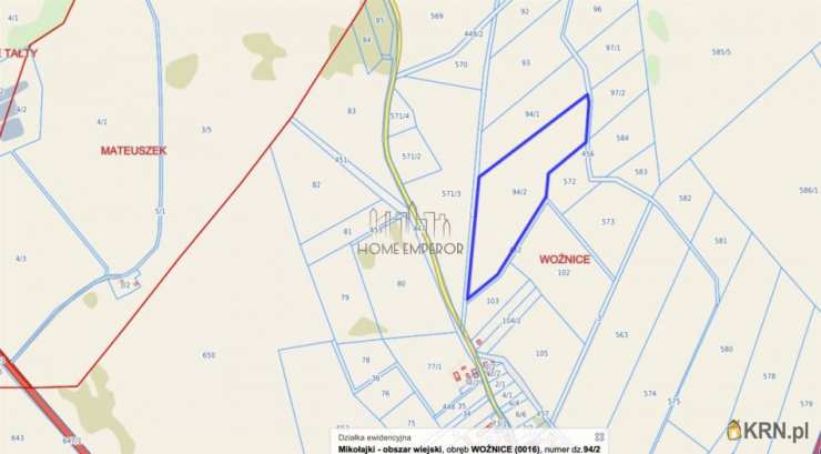 Mikołajki, ul. , , Działki  na sprzedaż