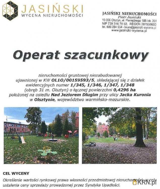 Olsztyn, ul. , , Działki  na sprzedaż