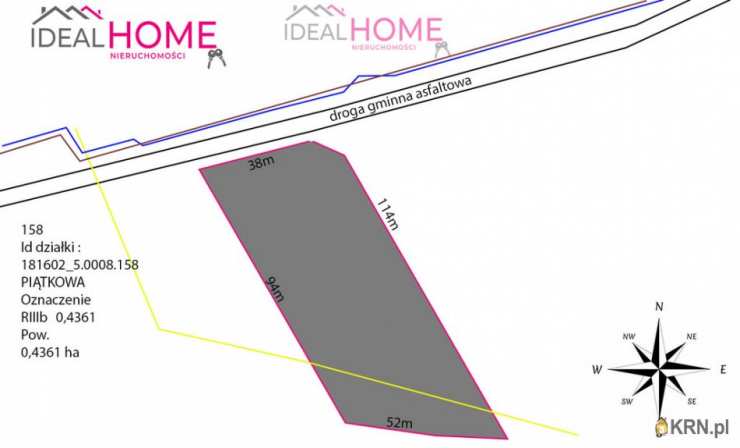 , Piątkowa, ul. , Działki  na sprzedaż