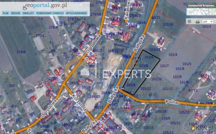 , Rokitnica, ul. Bałtycka, Działki  na sprzedaż