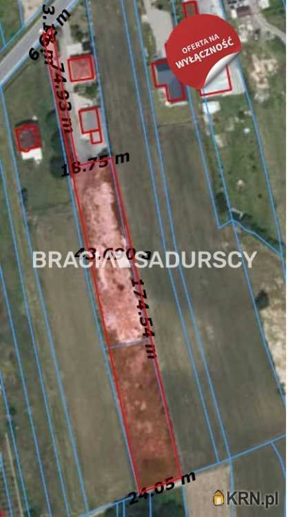 Działki  na sprzedaż, Kaszów, ul. , 