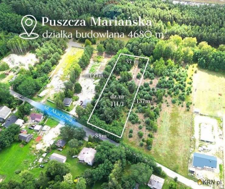 Działki  na sprzedaż, Puszcza Mariańska, ul. , 