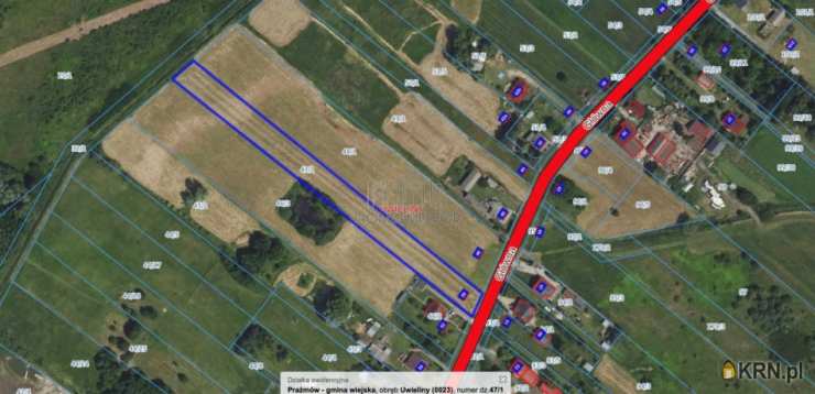 Uwieliny, Uwieliny Szlacheckie, ul. Główna, Działki  na sprzedaż, 