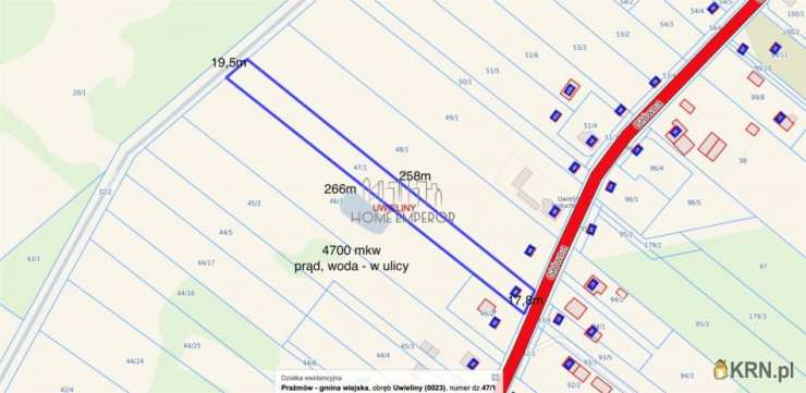 Uwieliny, Uwieliny Szlacheckie, ul. Główna, , Działki  na sprzedaż