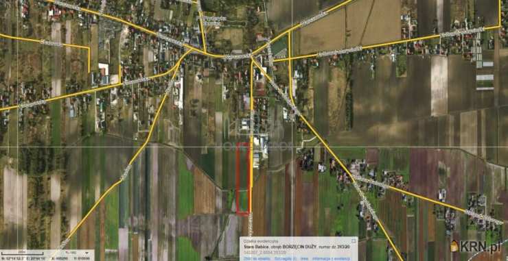 Działki  na sprzedaż, Borzęcin Duży, ul. Poprzeczna, 