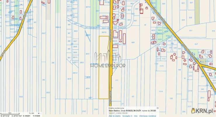 Działki  na sprzedaż, , Borzęcin Duży, ul. Poprzeczna