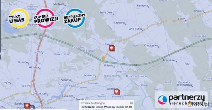 PARTNERZY Nieruchomości sp. z o.o., Działki  na sprzedaż, Wilenko, ul. 