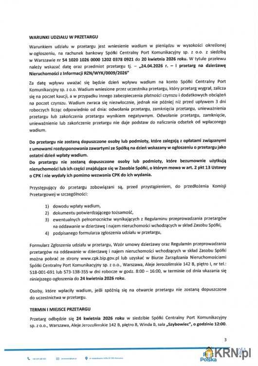 Nowa Pułapina, ul. , Działki  do wynajęcia, 