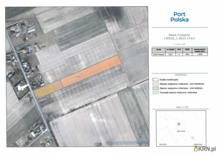 , Działki  do wynajęcia, Nowa Pułapina, ul. 