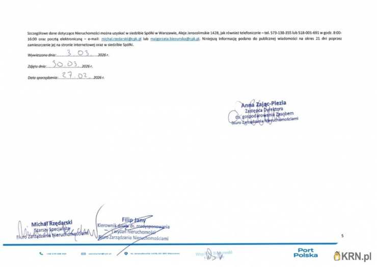 , Teresin, ul. , Działki  do wynajęcia