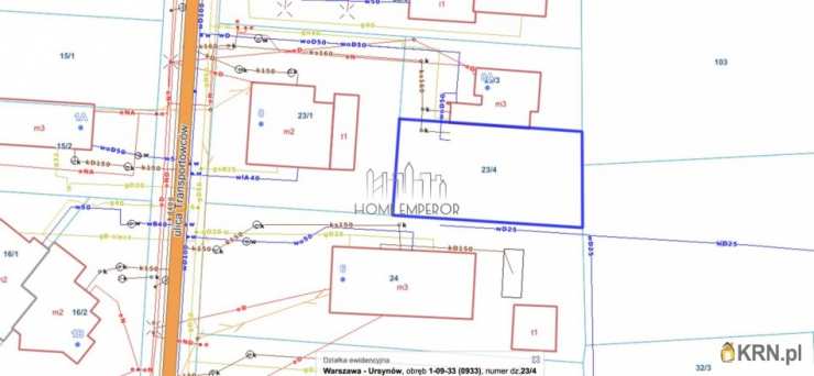 Działki  na sprzedaż, Warszawa, Ursynów/Pyry, ul. Transportowców, 