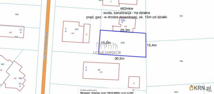 Warszawa, Ursynów/Pyry, ul. Transportowców, , Działki  na sprzedaż