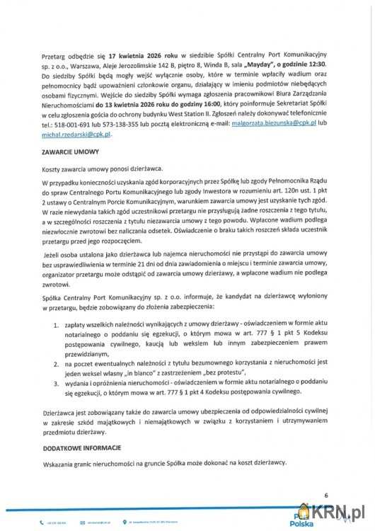 , Działki  do wynajęcia, Podbuszyce, ul. 