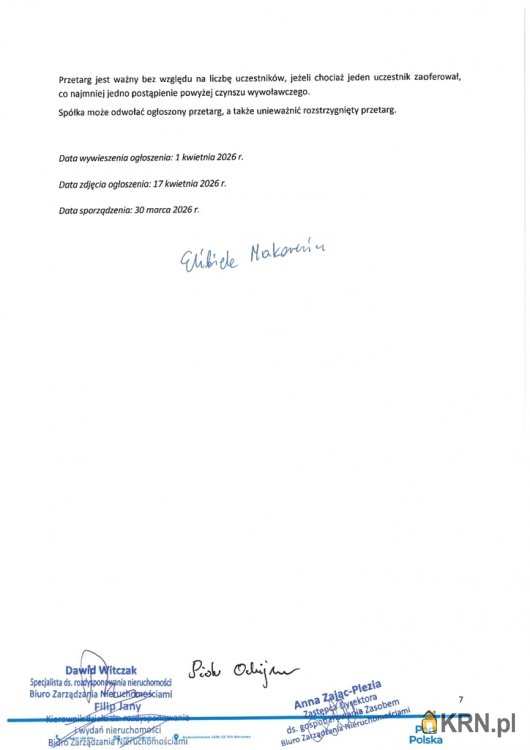 , Działki  do wynajęcia, Podbuszyce, ul. 