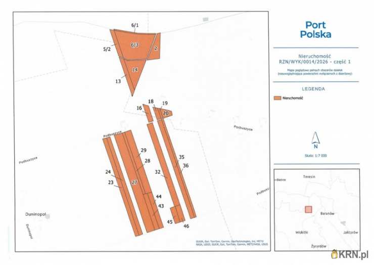 , Działki  do wynajęcia, Wiskitki, ul. 