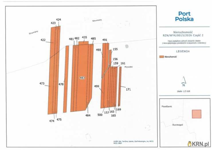 Baranów, ul. , Działki  do wynajęcia, 